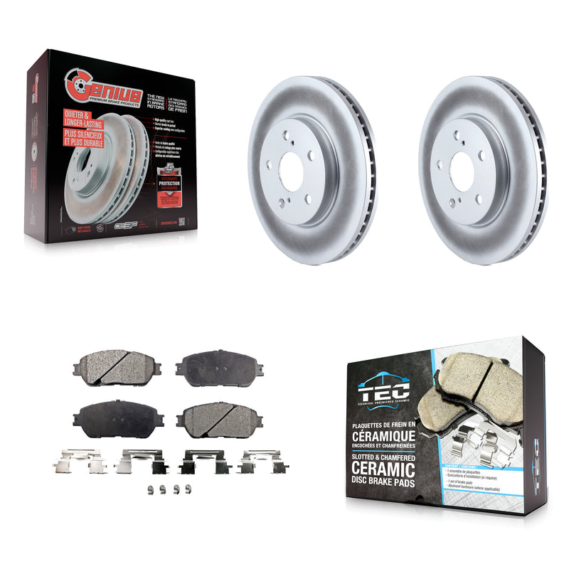 Transit Auto KGT-100274 Disc Brake Kit for 2002-2010 Toyota Avalon, Toyota Camry and More - Front