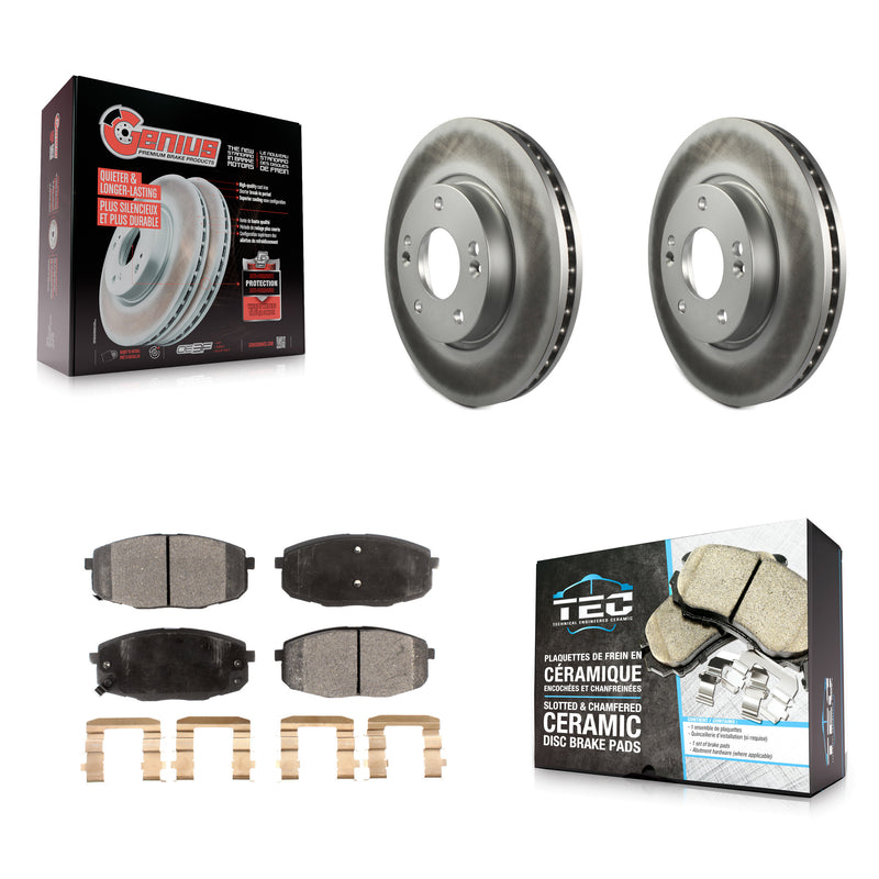 Transit Auto KGT-100278 Disc Brake Kit for 2009-2012 Hyundai Elantra - Front