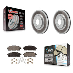 Transit Auto KGT-100289 Disc Brake Kit for 2011-2017 Nissan Quest - Front