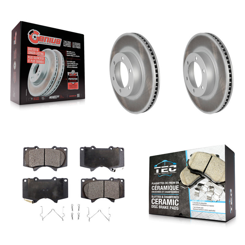 Transit Auto KGT-100300 Disc Brake Kit for 2003-2009 Toyota 4Runner, Lexus GX470 - Front