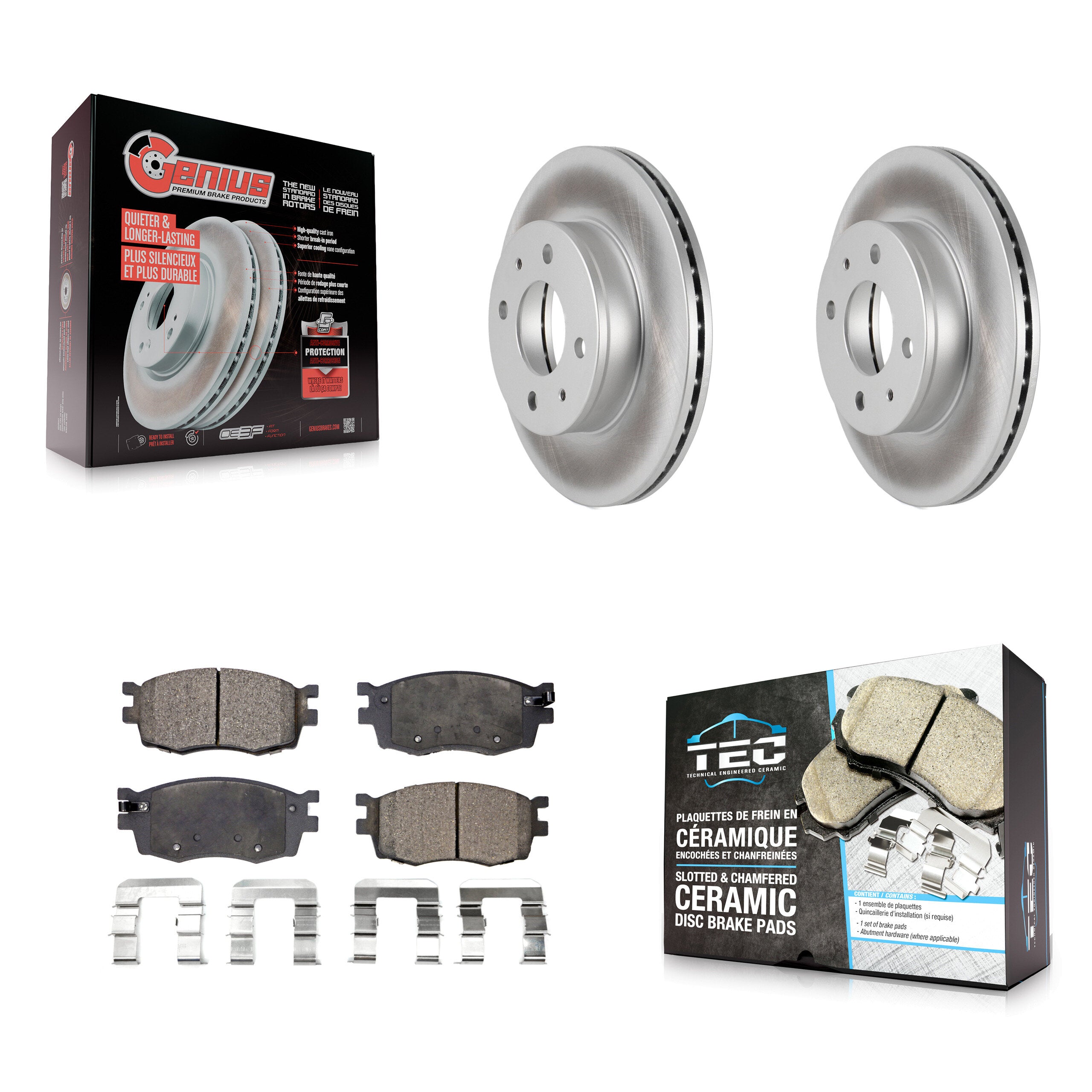 Transit Auto KGT-100302 Disc Brake Kit for 2006 Hyundai Accent - Front