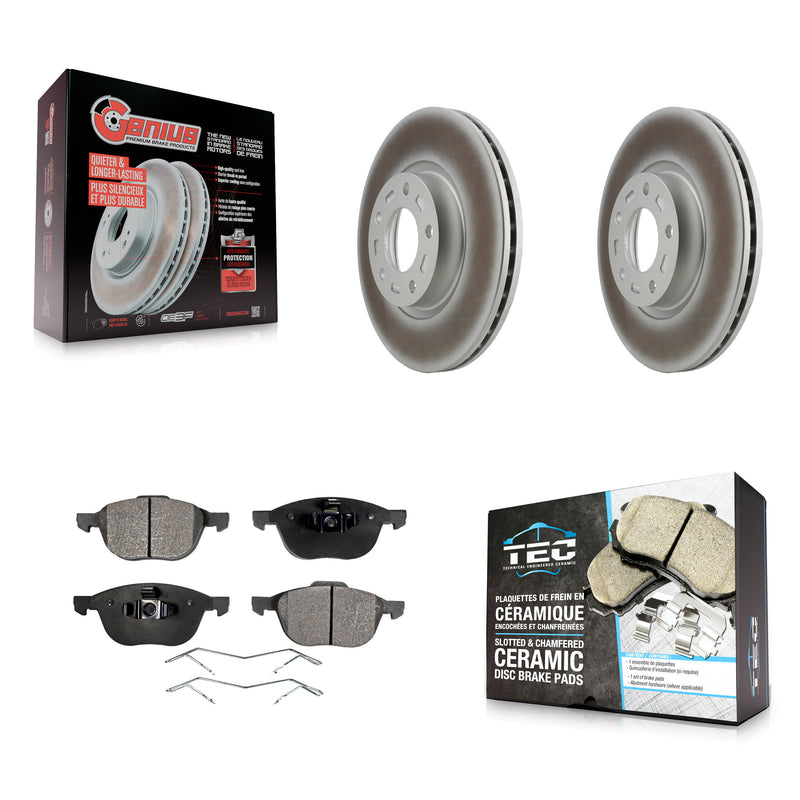 Transit Auto KGT-100313 Disc Brake Kit for 2004-2017 Mazda 3 Sport, Mazda 5, Mazda 3 - Front