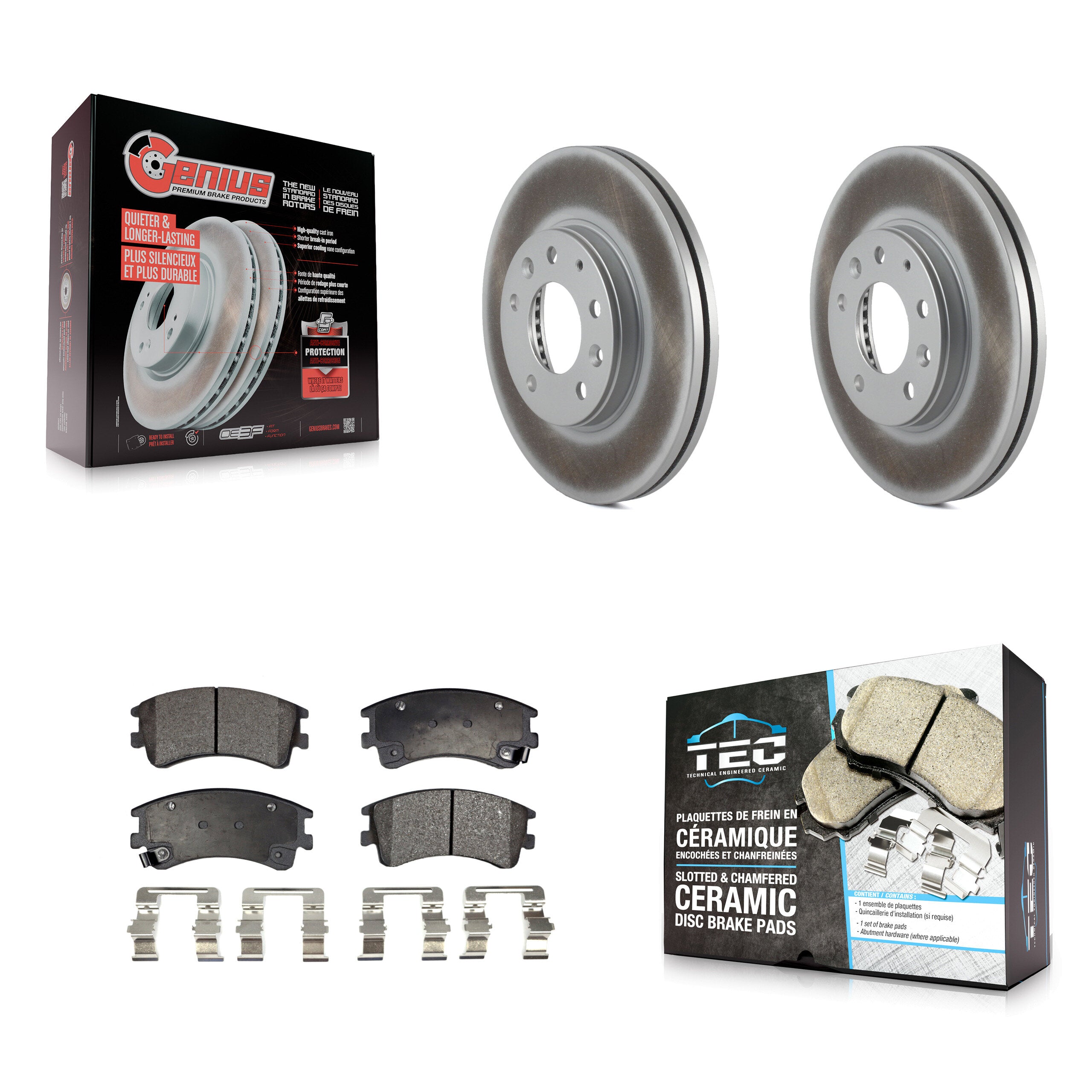 Transit Auto KGT-100314 Disc Brake Kit for 2003-2005 Mazda 6 - Front