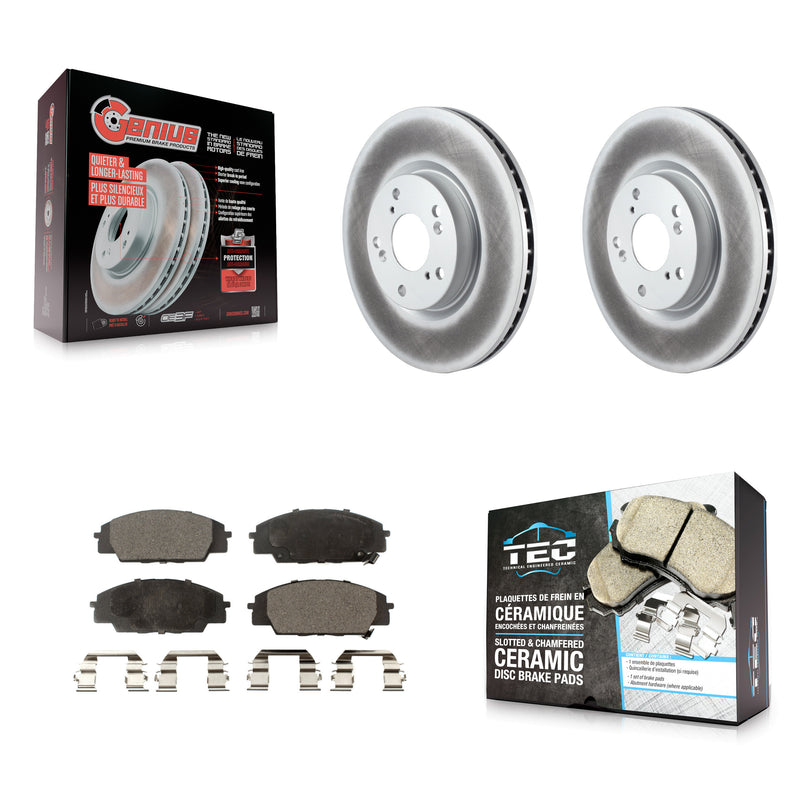 Transit Auto KGT-100321 Disc Brake Kit for 2002-2011 Acura CSX, Honda Civic, Acura RSX - Front