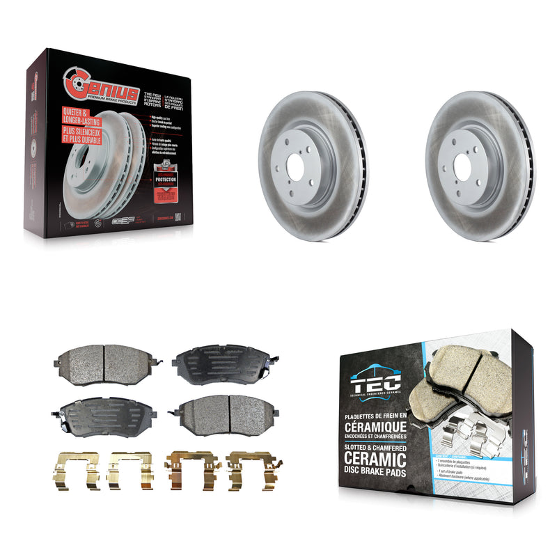 Transit Auto KGT-100343 Disc Brake Kit for 2006-2021 Subaru Legacy, Subaru Outback and More - Front