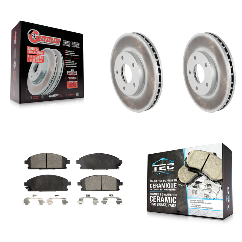 Transit Auto KGT-100349 Disc Brake Kit for 2004-2006 Nissan X-Trail - Front