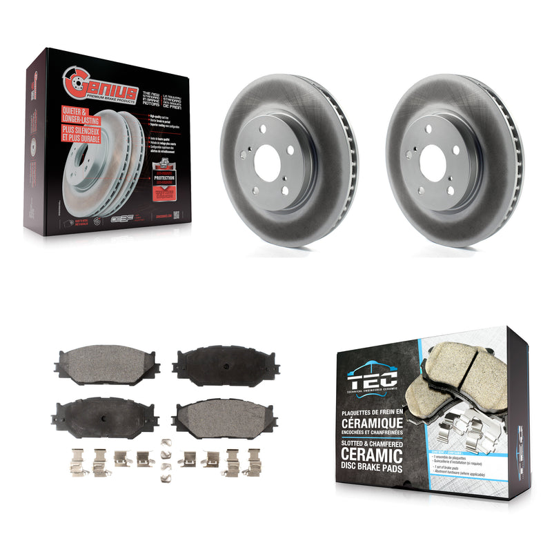 Transit Auto KGT-100384 Disc Brake Kit for 2006-2015 Lexus IS250 - Front