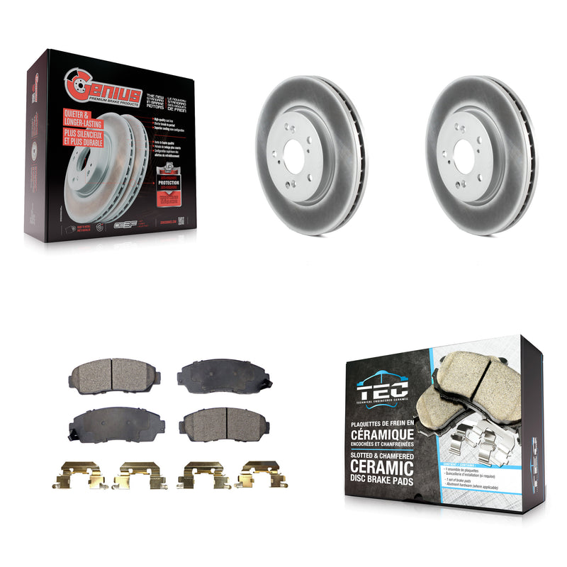 Transit Auto KGT-100387 Disc Brake Kit for 2007-2012 Honda Crosstour, Honda Accord Crosstour and More - Front