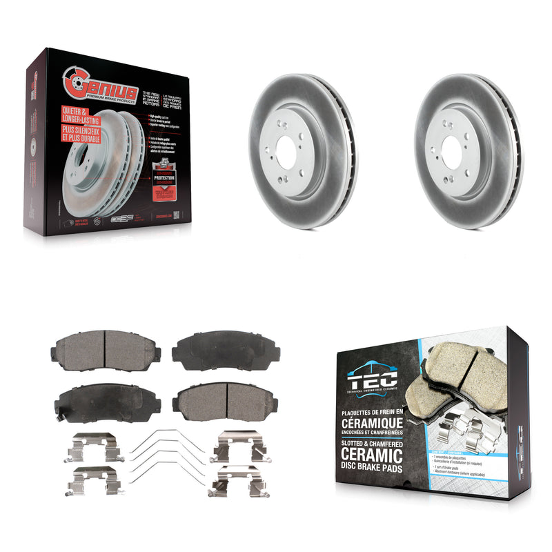 Transit Auto KGT-100388 Disc Brake Kit for 2011-2016 Honda Crosstour, Honda CR-V, Honda Accord Crosstour - Front