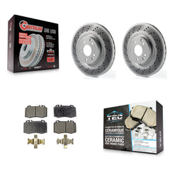 Transit Auto KGT-100389 Disc Brake Kit for 2003-2006 Mercedes-Benz SLK350, Mercedes-Benz C230, Mercedes-Benz C320 - Front