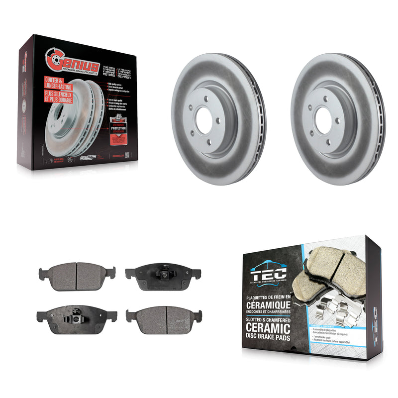 Transit Auto KGT-100399 Disc Brake Kit for 2013-2019 Ford Transit Connect, Lincoln MKC, Ford Escape - Front