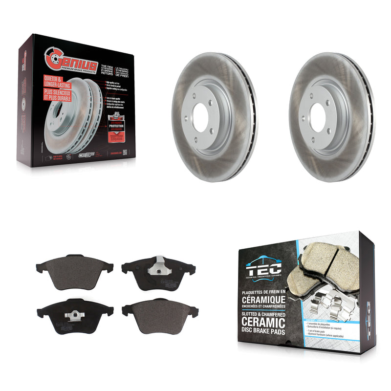 Transit Auto KGT-100408 Disc Brake Kit for 2007-2013 Mazda 3 - Front