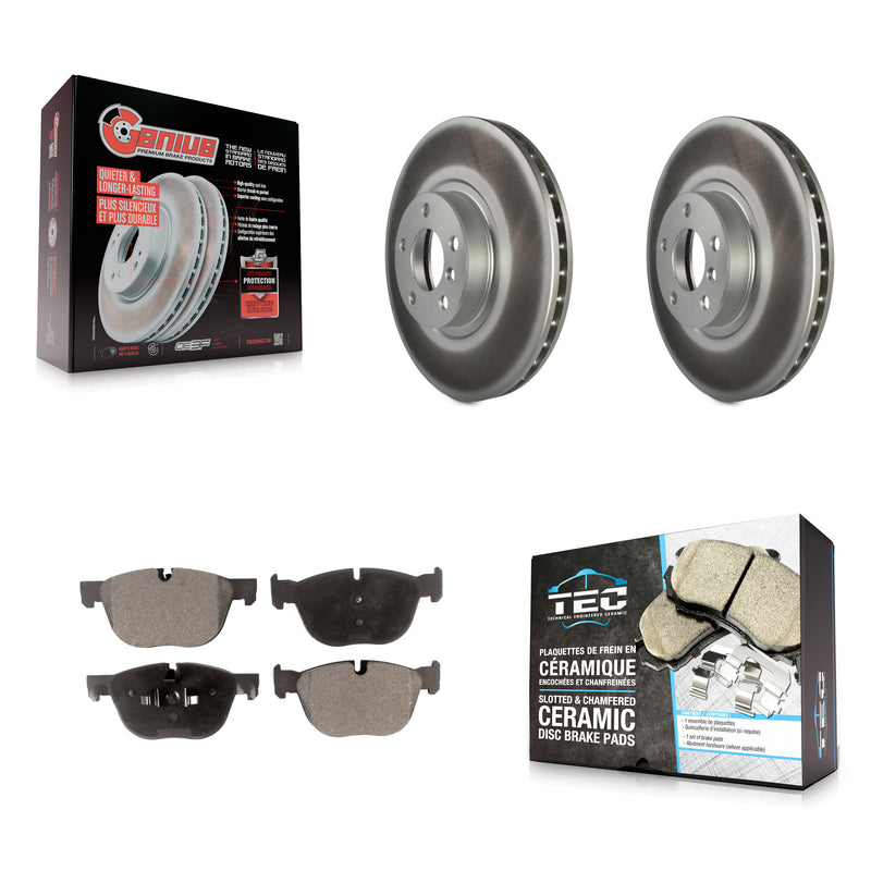 Transit Auto KGT-100412 Disc Brake Kit for 2007-2018 BMW X5, BMW X6 - Front