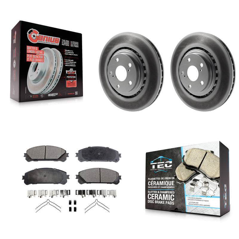 Transit Auto KGT-100423 Disc Brake Kit for 2008-2021 Lexus NX300, Lexus NX200t and More - Front