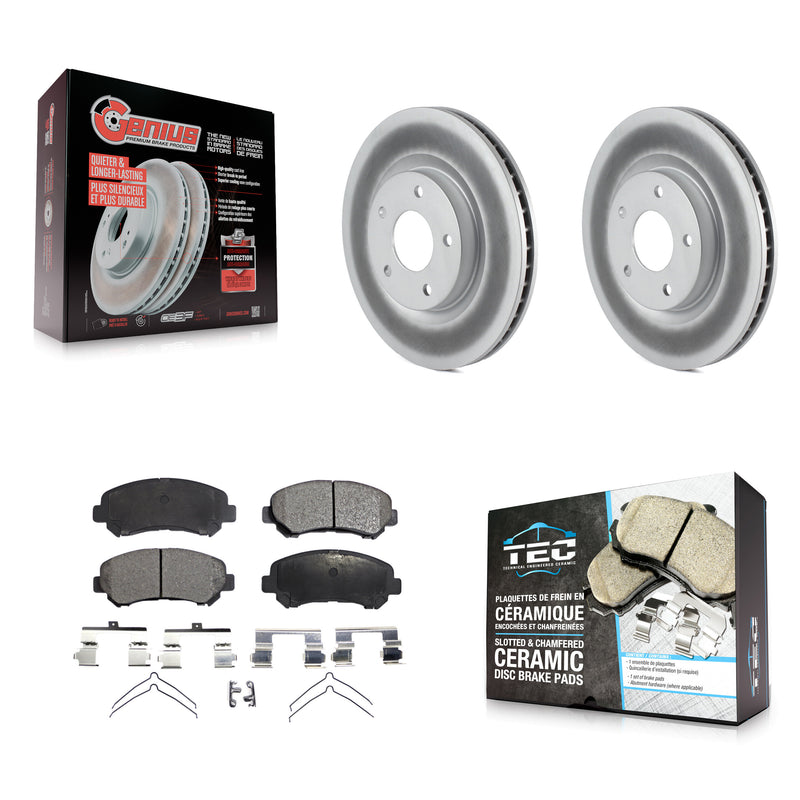 Transit Auto KGT-100424 Disc Brake Kit for 2008-2015 Nissan Rogue Select, Nissan Rogue - Front