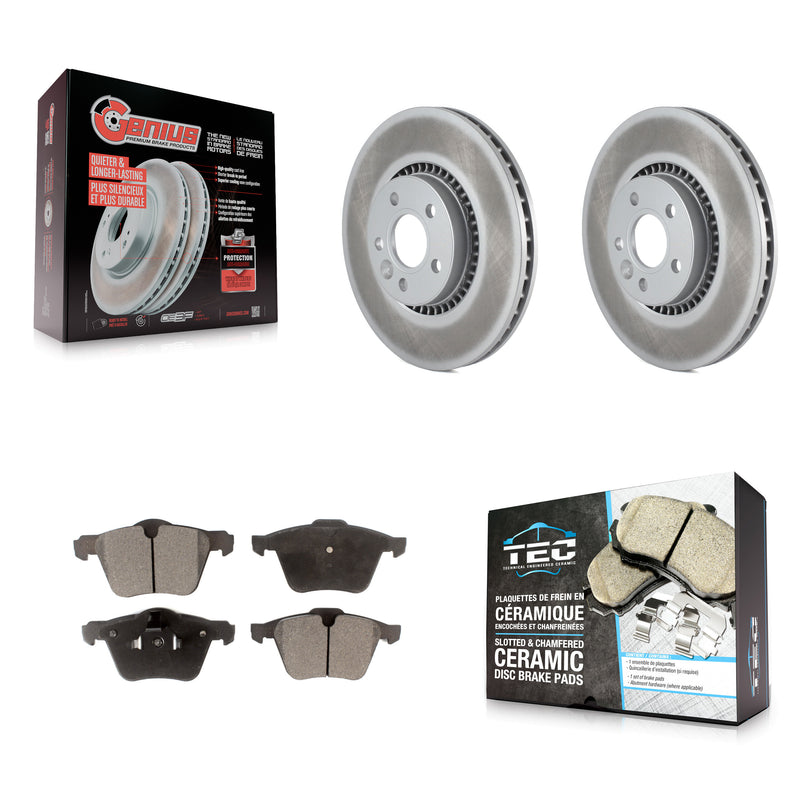 Transit Auto KGT-100427 Disc Brake Kit for 2007-2018 Volvo S60, Volvo V60 and More - Front