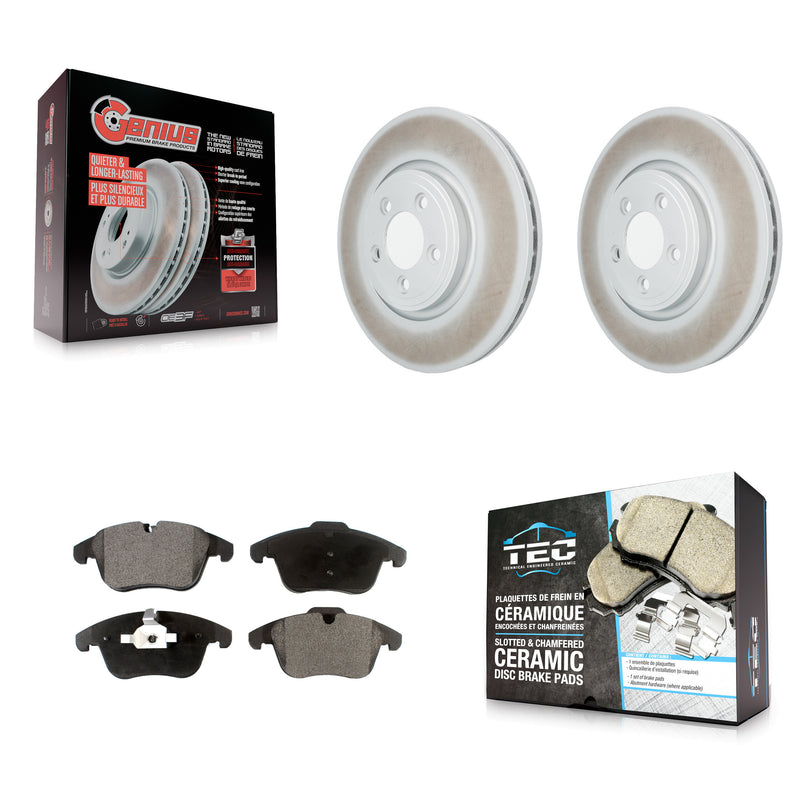 Transit Auto KGT-100429 Disc Brake Kit for 2005-2015 Jaguar XF, Jaguar S-Type and More - Front