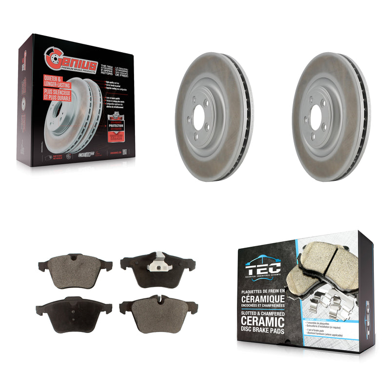 Transit Auto KGT-100430 Disc Brake Kit for 2006-2018 Jaguar XJ, Jaguar XF and More - Front