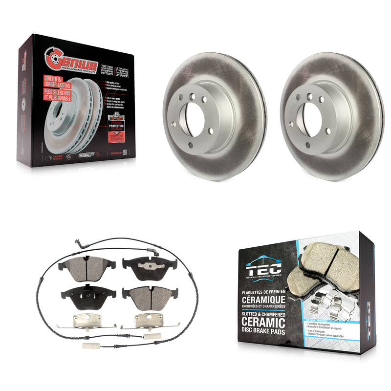 Transit Auto KGT-100436 Disc Brake Kit for 2008-2015 BMW X1, BMW 328i and More - Front