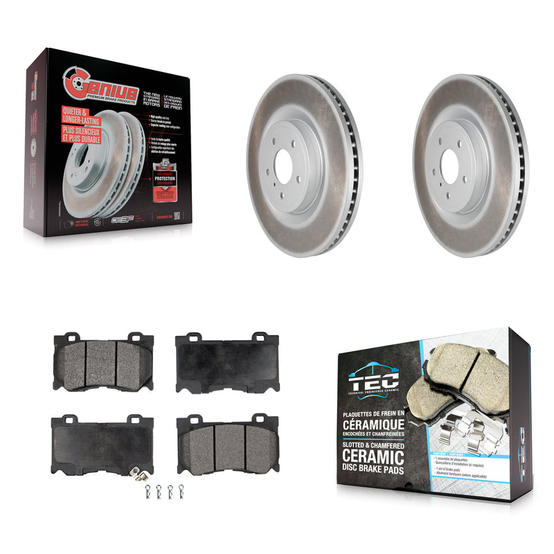 Transit Auto KGT-100438 Disc Brake Kit for 2009-2024 Nissan Z, INFINITI Q60 and More - Front