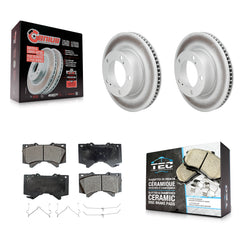 Transit Auto KGT-100443 Disc Brake Kit for 2008-2020 Toyota Land Cruiser, Lexus LX570 - Front