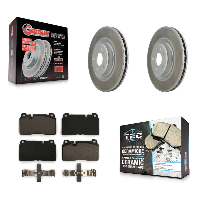 Transit Auto KGT-100445 Disc Brake Kit for 2013-2017 Audi Q5 - Front