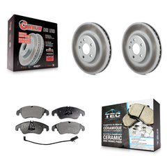 Transit Auto KGT-100446 Disc Brake Kit for 2008-2013 Audi A4 allroad, Audi A4 Quattro and More - Front