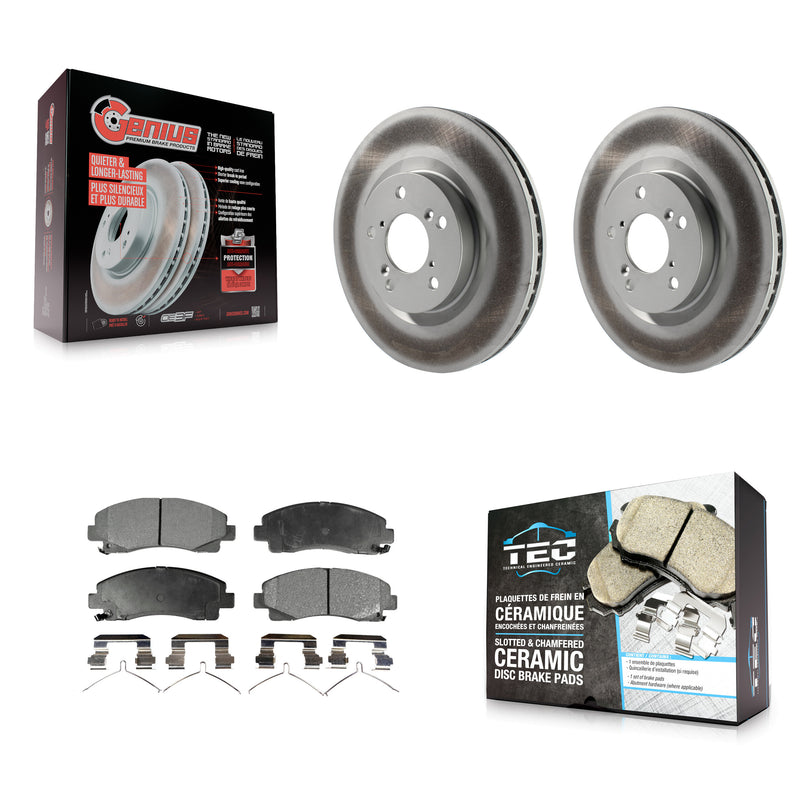 Transit Auto KGT-100455 Disc Brake Kit for 2009-2014 Acura TL - Front