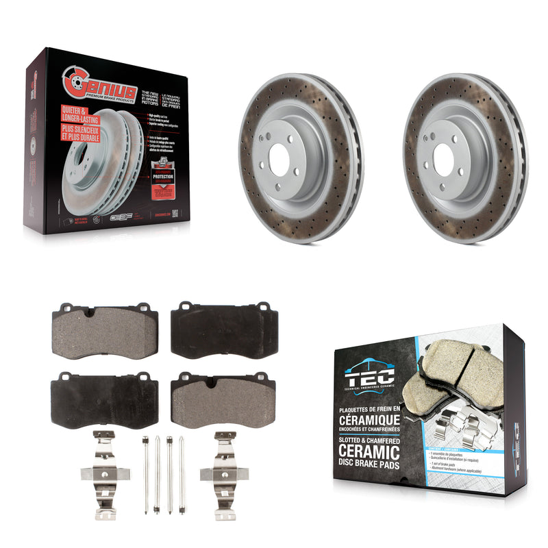 Transit Auto KGT-100456 Disc Brake Kit for 2007-2014 Mercedes-Benz S350, Mercedes-Benz SL550 and More - Front