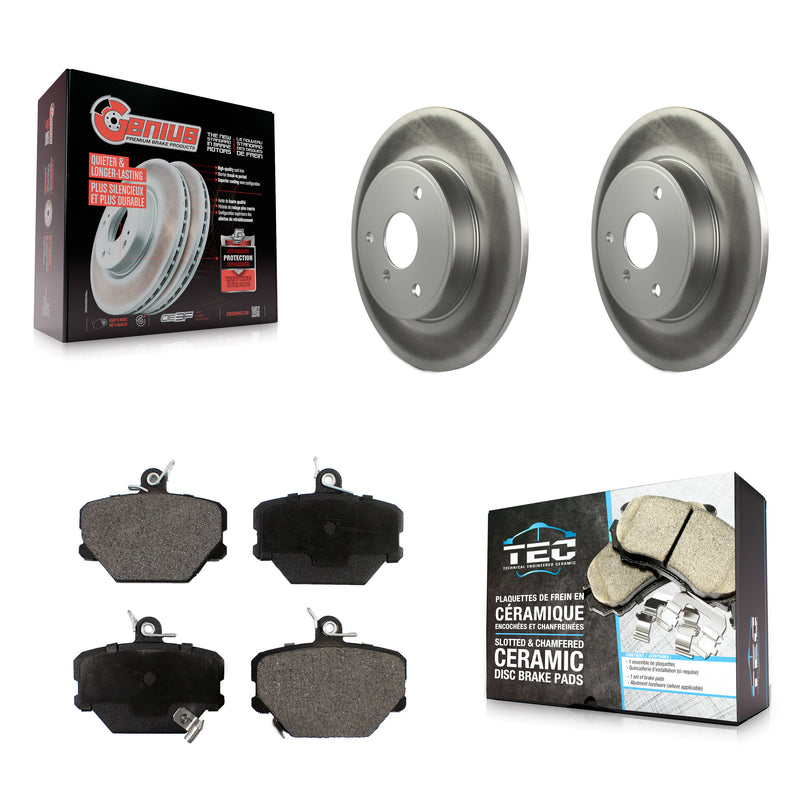 Transit Auto KGT-100473 Disc Brake Kit for 2005-2016 Smart Fortwo - Front
