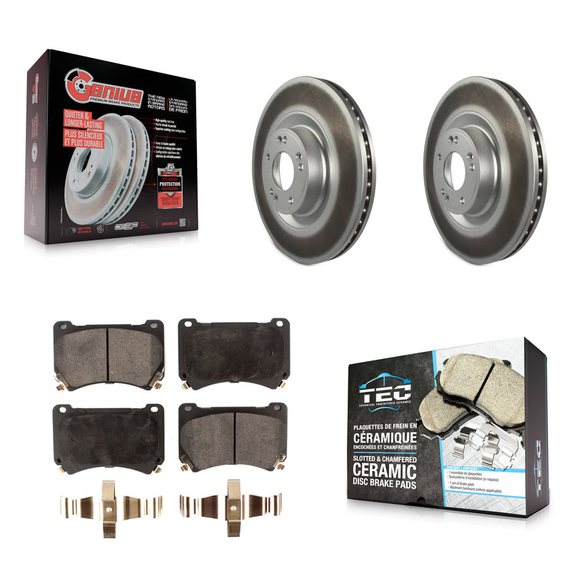 Transit Auto KGT-100480 Disc Brake Kit for 2011-2014 Hyundai Genesis, Hyundai Equus - Front