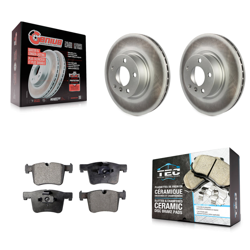 Transit Auto KGT-100491 Disc Brake Kit for 2011-2018 BMW X4, BMW X3 - Front