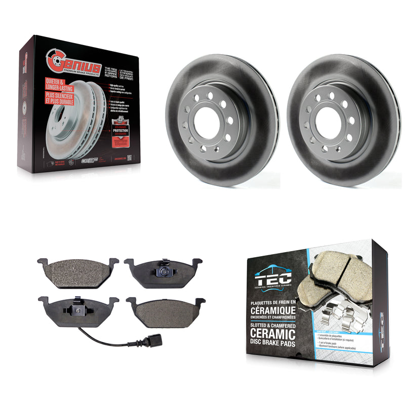 Transit Auto KGT-100494 Disc Brake Kit for 2011-2015 Volkswagen Jetta - Front