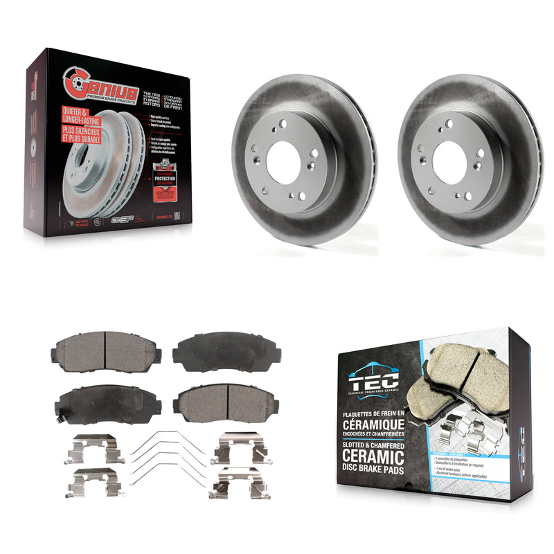 Transit Auto KGT-100501 Disc Brake Kit for 2015 Honda Civic - Front