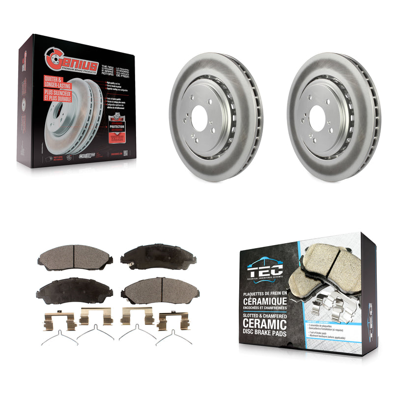 Transit Auto KGT-100528 Disc Brake Kit for 2014-2016 Acura MDX - Front