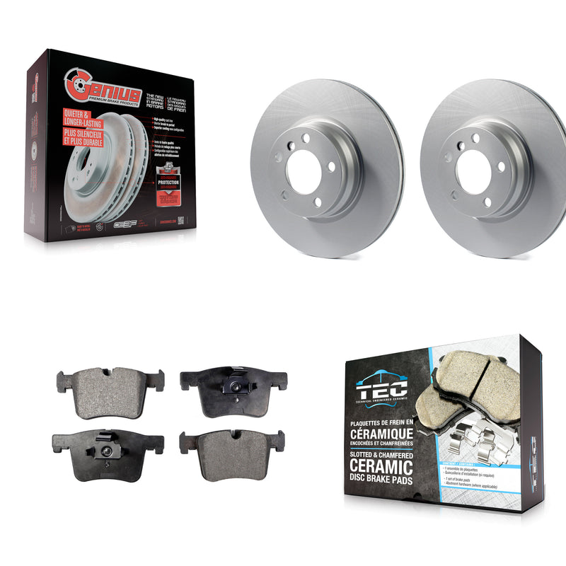 Transit Auto KGT-100529 Disc Brake Kit for 2012-2018 BMW 330e, BMW 328i - Front
