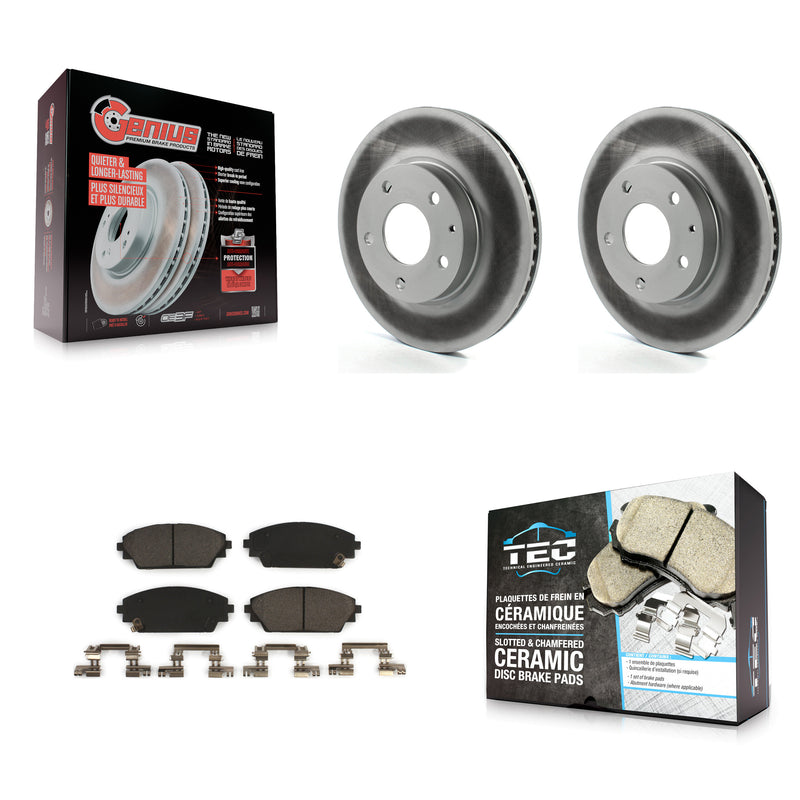 Transit Auto KGT-100535 Disc Brake Kit for 2014-2022 Mazda CX-3, Mazda 3, Mazda 3 Sport - Front
