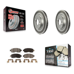 Transit Auto KGT-100539 Disc Brake Kit for 2014-2017 Nissan LEAF - Front