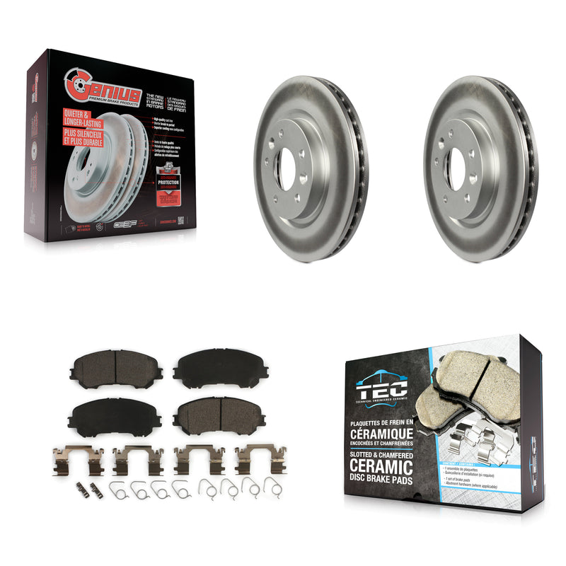 Transit Auto KGT-100540 Disc Brake Kit for 2014-2023 Nissan Rogue, Nissan Qashqai, Nissan Rogue Sport - Front