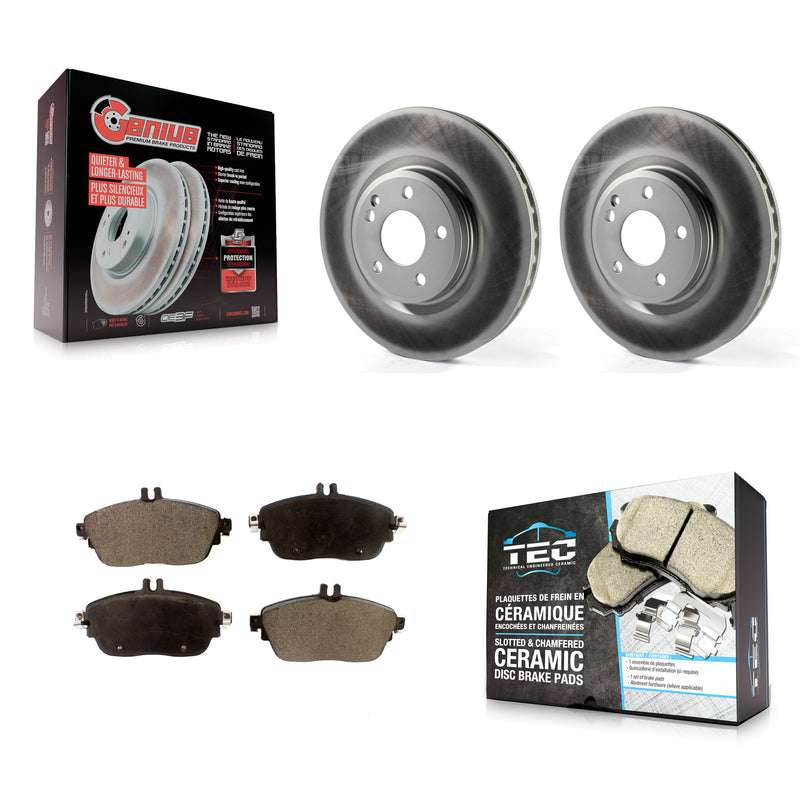 Transit Auto KGT-100541 Disc Brake Kit for 2013-2020 INFINITI QX30, Mercedes-Benz GLA250 and More - Front