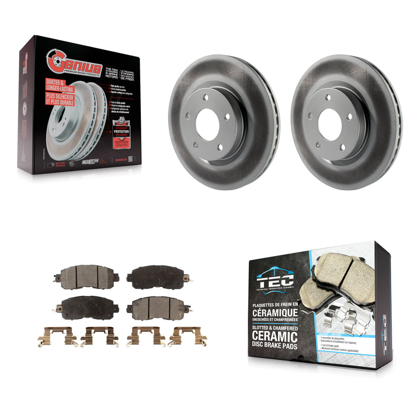 Transit Auto KGT-100544 Disc Brake Kit for 2013-2024 Nissan Altima - Front