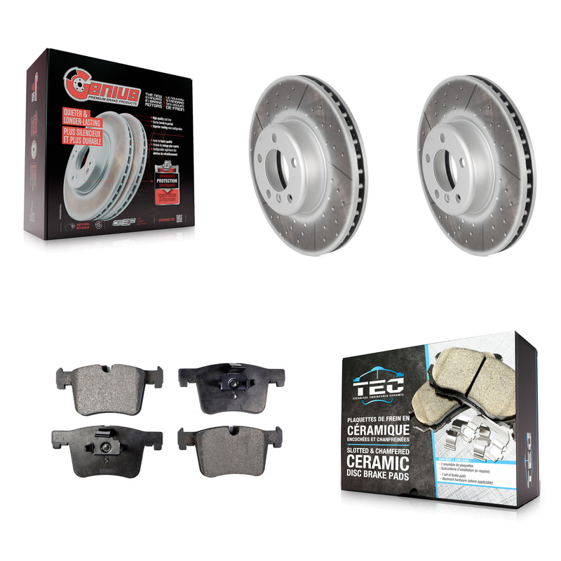 Transit Auto KGT-100560 Disc Brake Kit for 2013-2015 BMW 335i, BMW 335i GT xDrive, BMW 335i xDrive - Front
