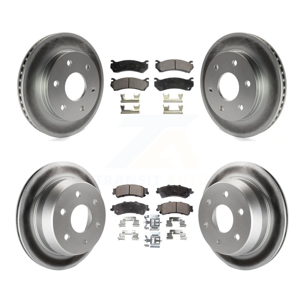 Transit Auto KGT-100589 Disc Brake Kit for 1999-2007 Chevrolet Silverado 1500 Classic, GMC Sierra 1500 Classic and More - Front and Rear