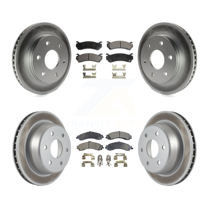 Transit Auto KGT-100593 Disc Brake Kit for 2000-2006 Chevrolet Silverado 1500, GMC Sierra 1500 and More - Front and Rear