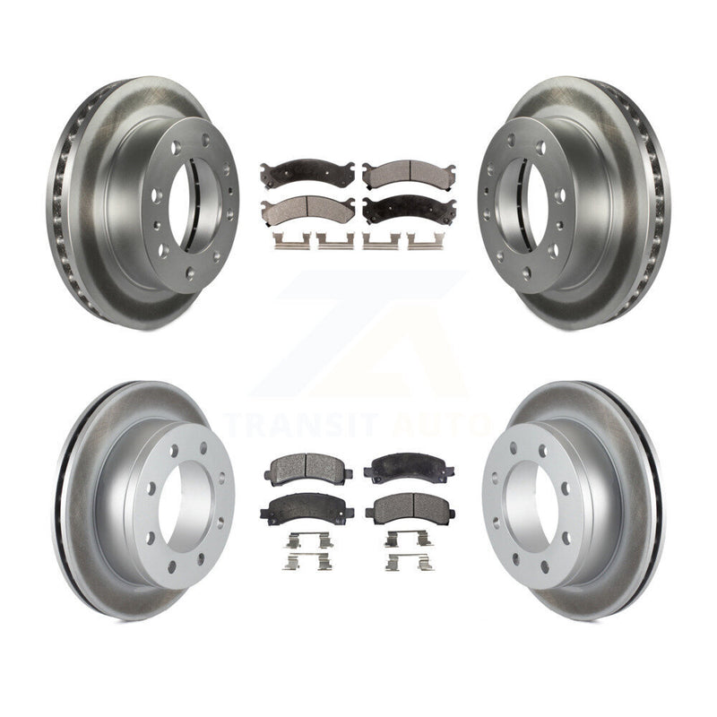 Transit Auto KGT-100598 Disc Brake Kit for 2006-2018 Chevrolet Express 2500, GMC Savana 2500 - Front and Rear