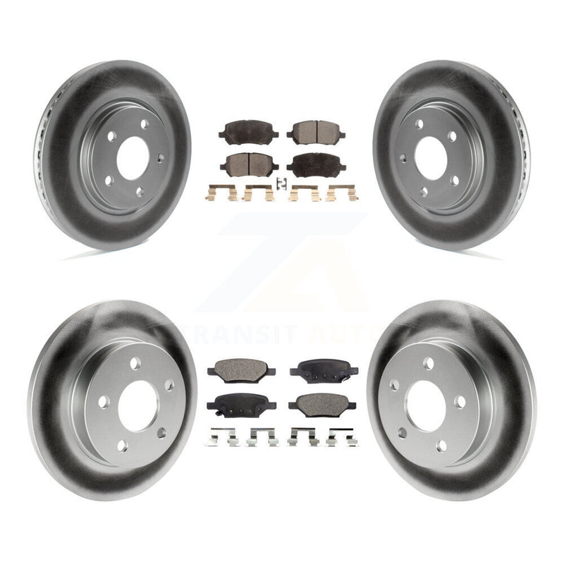 Transit Auto KGT-100611 Disc Brake Kit for 2010 Pontiac G5 - Front and Rear