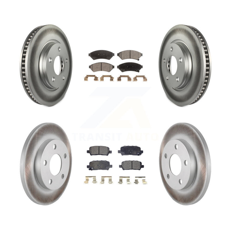 Transit Auto KGT-100612 Disc Brake Kit for 2004-2009 Buick Allure, Buick LaCrosse, Pontiac Grand Prix - Front and Rear
