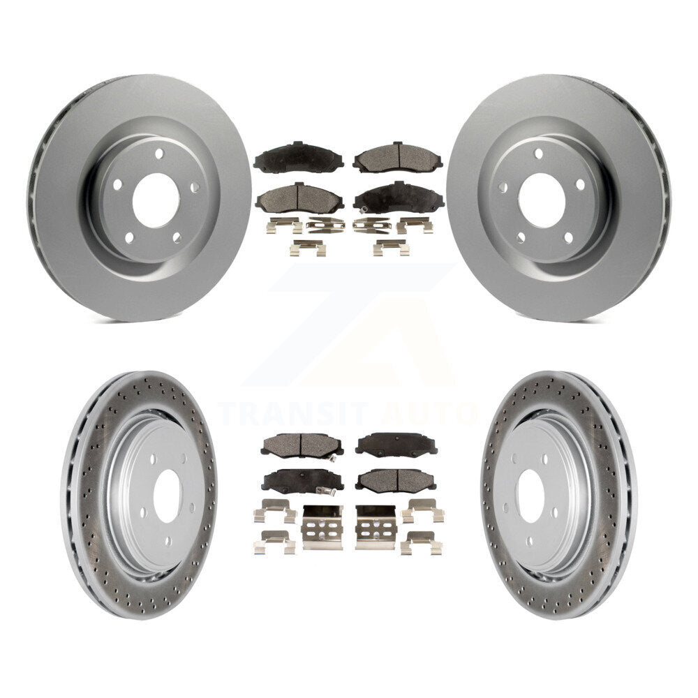 Transit Auto KGT-100616 Disc Brake Kit for 2006-2008 Cadillac XLR - Front and Rear
