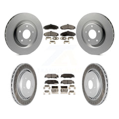 Transit Auto KGT-100616 Disc Brake Kit for 2006-2008 Cadillac XLR - Front and Rear