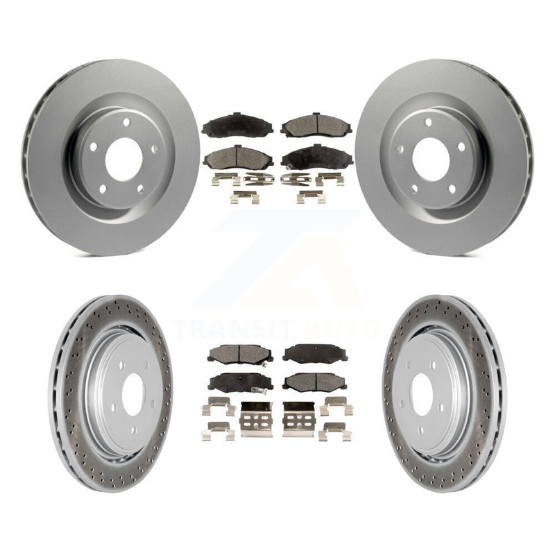 Transit Auto KGT-100616 Disc Brake Kit for 2006-2008 Cadillac XLR - Front and Rear